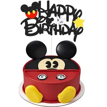 Disney Mickey mouse Minnie mouse Pyragas Apdaila Tortas Topper Pyragas Papuošalai Kūdikio Gimtadienio Dovana Šaliai, Apdailos Prekių Rinkinys