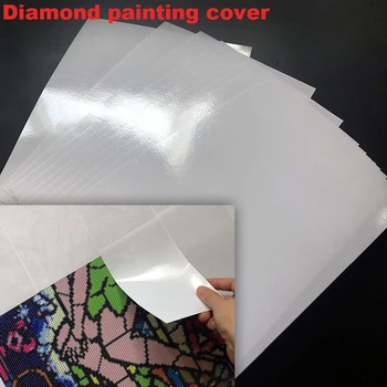 Dvipusis 5D Diamond Tapybos Padengti apsauga nuo dulkių leidiniai Knyga Non-Stick Anti-purvinas Padengti 