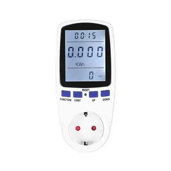 Elektros Naudojimo Monitorius Plug ES Plug Energijos Taupymas, Skaitmeninis LCD Watt Meter