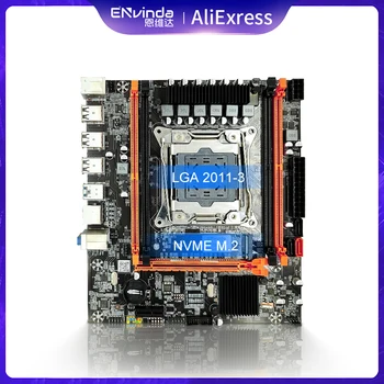 Envinda D4 pagrindinės Plokštės Lizdą, LGA2011-3 NVME M. 2 SSD USB3.0 Paramą DDR4 REG ECC Atminties ir 