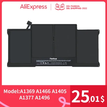 Fanhua 7.3 V 7200mAh A1405 Nešiojamas Baterija Apple Macbook Air 13