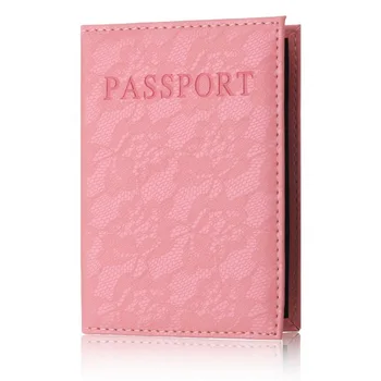 Fashio Elegantiškas Moteris Paso Dangtelis Rožinės spalvos Pasaulyje Universalus Kelionių Pasą bilieto turėtojas Padengti dėl Paso Atveju paso dėklas