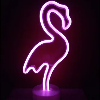 Flamingo Led Neon Light Kokoso Medžio Kaktusas 