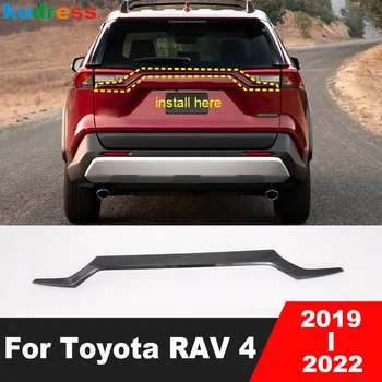 Galiniai bagažo skyriaus Dangtis Padengti Apdaila Toyota RAV4 RAV 4 2019 2020 2021 2022 Anglies Automobilių Uodega Bagažinės Liejimo Garnyras Juostelės Priedai
