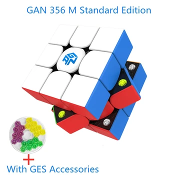GAN 356 M3x3x3 Magnetinio kubas , 3x3x3 Magic cube Profissional Greitis kubas 3x3x3 Puzzle kubeliai GAN356 ORO M Magnetinių kubas