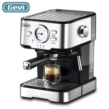 Gevi Espreso kavos Aparatas 15Bar Kavos Aparatas, Pusiau automatinė Buitinių Kavos virimo aparatas su kavos Putų Lazdelė 1100W GECME403-U