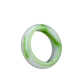 Green Jade Žiedai Moterims Amuletai Žadeitas Amuletas Brangakmenių Raižyti Nekilnojamojo Dizaineris Talismanus Akmens Pakabukai Papuošalai Natūrali Mada