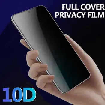 Grūdintas Stiklas Privacy Screen Protector For Samsung S22 Ultra S20 S21 FE S10 S8 S9 Plus A53 A33 A13 A73 A51 A71 A32 Stiklo Plėvelės
