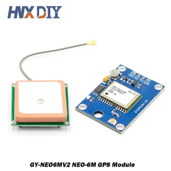 GY-NEO6MV2 Naujas NEO-6M GPS Modulis NEO6MV2 su Skrydžio Valdymo EEPROM MWC APM2.5 Didelių Antena Arduino