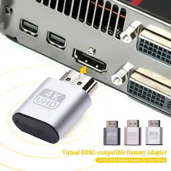 HDMI suderinamus Virtualus Ekranas Adapteris 1.4 DDC EDID Manekeno Kištuko Užrakinimas Grafikos Plokštę, GPU Įrenginys Emuliatorius skirtas Bitcoin BTC Kasybos Miner