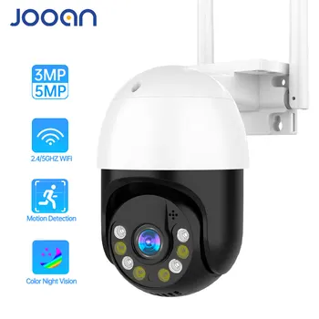 JOOAN 5MP 3MP PTZ WI-fi IP Kamera Lauko 4X Skaitmeninis Priartinimas Spalvinga Naktis 
