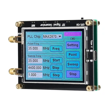 KARŠTO PARDAVIMO MAX2870 Signalo Generatoriaus 23.5 Mhz-6000Mhz Dažnio Liečiant Ekraną Radijo Dažnio Signalo Šaltinis KOMPIUTERIO Programinės įrangos Kontrolė