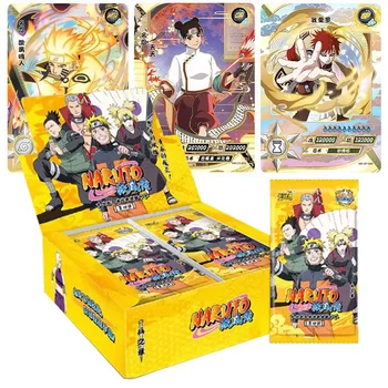 KAYOU Naruto Anime Duomenys Herojus Kortelės Uzumaki Uchiha Sasuke Simbolių Kortelės Rinkimas Įdegio Užtvaros Flash Kortelių Berniukas Dovanos