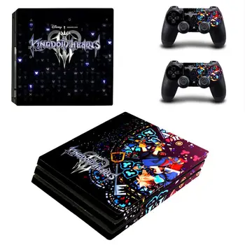 Kingdom Hearts PS4 Pro Lipdukai Play station 4 Odos Lipdukas, Decal PlayStation 4 PS4 Pro Konsolės & Valdytojas Odos, Vinilo
