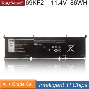 KingSener 69KF2 8FCTC 70N2F Baterija Dell Alienware M15 M17 R3 XPS 15 9500 G7 7500 Tikslumo 5550 pagrindinės P100F P45E P91F P87F00 86WH