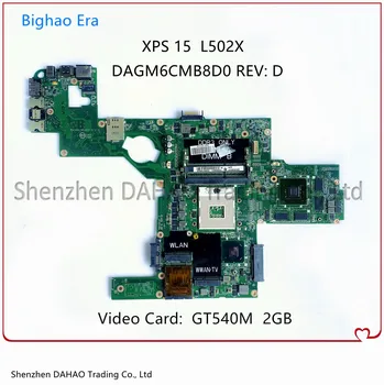 KN-0714WC 0714WC 714WC Už Dell XPS L502X Nešiojamą kompiuterį Plokštė DAGM6CMB8D0 Mainboard Su HM67 N12P-GS-A1 GT540M 2GB-GPU