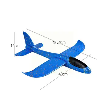 Lankstus Putos lėktuvas Lėktuvo Žaislai Ranka Mesti Elp Skristi Vaikai Lėktuvo Žaislas 37cm Įspūdį Plokštumoje Modelis Dovanų Žaislą Nemokamai C2l3