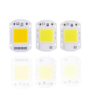 LED lustas 20W 30W 50W AC 220V smart COB lemputė karoliukai LED lempa be vairuotojo 