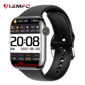 LEMFO DM10 MAX NFC Smart Žiūrėti Serija 7 Pro Max Smartwatch Vyrai 