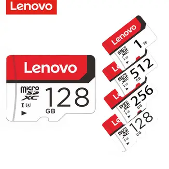 Lenovo Micro SD Atminties Kortelės 128GB 32GB 64GB 256 GB 16GB SD Kortelė SD/TF Flash Kortelės 