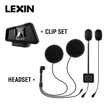 LEXIN LX-B4FM-X domofonas ausinių&įrašą nustatyti pilnas/pusė šalmas, su Aukštos kokybės ir stiprų Garsą, 
