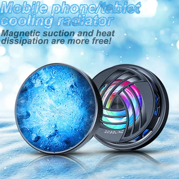Magnetinio Telefono Aušintuvas Black Shark Telefono Radiatorių Puslaidininkių šaldymo Greitai Aušinimo Ventiliatorius Žaidimų iPhone 12 13 Xiaomi F3