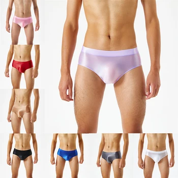 Maudymosi Kostiumėliai, Vyriškos Plaukti Apatinės Kelnės Sexy Bikini Vientisos Spalvos Blizgus Plaukimo Glaudės Žmogui Maudymosi Kostiumėlį 2022 Mini Gėjų Paplūdimio Šortai Slydimo
