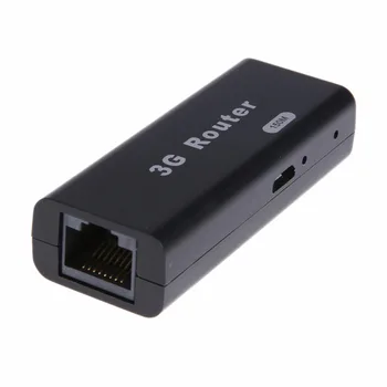 Mini 3G WiFi USB Belaidžio tinklo Kelvedžio Wlan Hotspot AP Client 150Mbps RJ45 Nešiojamų Mobile Hotspot 