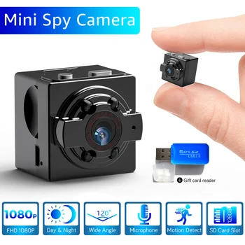 Mini vaizdo kameras SQ8 Full HD 1080P Nešiojamų Auklės Kamera, Naktinio Matymo Mažų Veiksmų Fotoaparato Maža Belaidė Mikro Sportas Vaizdo Kamera