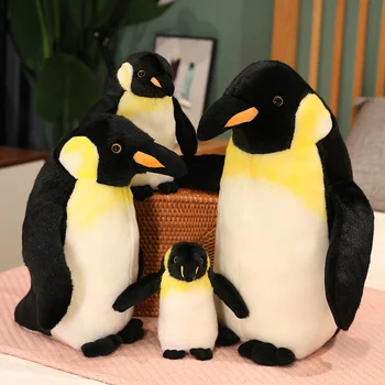 Modeliavimo pingvinas pliušinis žaislas, lėlė akvariumas lėlės vaikų sofa kambarį pingvinas pagalvę lėlės, papuošalai