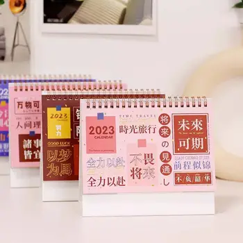 Modernaus Simple Stiliaus 2023 Kalendorius Kinų Simbolių Stalinis Kalendorius Kūrybos Darbalaukio Raštinės Namų Mokyklos Puošimas Ornamentais