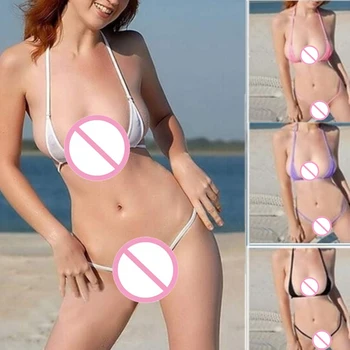 Moterims Seksualus maudymosi kostiumėlį, Micro Mini Bikini String Bikini Thong Apatiniai G-string Liemenėlė maudymosi Kostiumėliai, Aukštos Kokybės maudymosi Kostiumėliai
