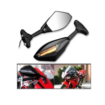Motociklo galinio vaizdo Veidrodėliai Posūkio Signalus Indikatorius LED Žibintai Honda CBR1100XX CBR 1100 CBF1000 VTR 1000 F FIRESTORM