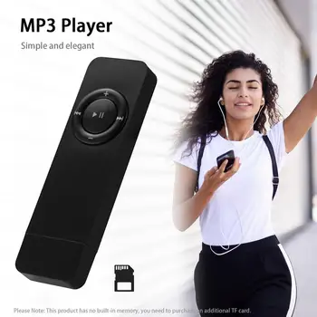 MP3 Grotuvas Muzikos Garsiakalbis Nešiojamų Ilgai Juostelės USB Pluggable Kortelės Muzikos Grotuvas Hifi Player