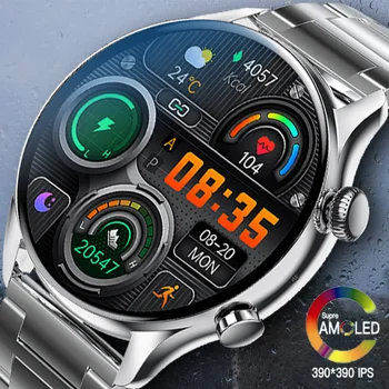 Naujas 390*390 Ekranas, Smart Watch Visada Rodomas Laikas 