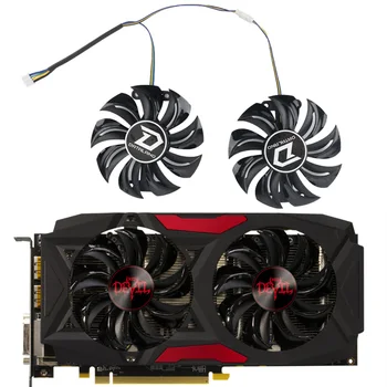 Naujas 85MM GPU Aušintuvo Ventiliatoriaus Pakeitimas PowerColor Red Dragon Radeon RX 480 580 4GB Velnias Radeon 470 Grafika Vaizdo plokštė Gerbėjai