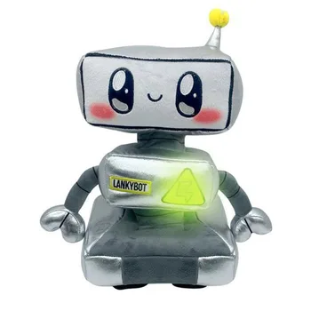 Naujas LankyBot + LED Cyborg Pliušinis Žaislas Lankybox Thicc Ryklys Cyborg Pliušinis Žaislas Lady Boxy Žaislai Canny Kawaii Lėlės Chidren Gimtadienio Dovana