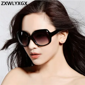 Naujas Veidrodis Akiniai Akiniai nuo saulės Moterims Prekės ženklas Sprogimo įrodymas, Objektyvas Didelis Rėmas Moterų Saulės akiniai Moterų Derliaus oculos de sol