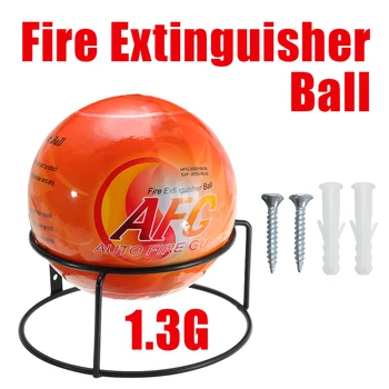 Naują 15 CM, Gesintuvas Kamuolys 1.3 KG AFG Anti-Fire Ball Su Sieninis Laikiklis, Skirtas Namų Automatinė Gaisro Gesinimo Įrenginį