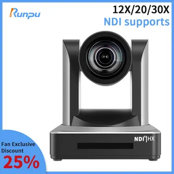 NDI HX 12X 20x 30X zoom 1080p60 hd vaizdo konferencijoje PTZ POE ip camera palaiko 3G-SDI su HDMI USB LAN produkcija Zoom posėdis