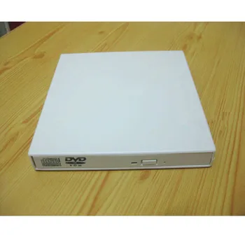 Nemokamas Pristatymas USB DVD įrašymo įrenginys Combo USB atmintines, Nešiojamojo kompiuterio išorinį diską, baltas išorinis COMBO