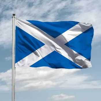 Nemokamas Pristatymas Škotijos Vėliavos 90x150cm Aukštos Kokybės Poliesterio Dvigubo Pusėje Atspausdintas Scottland Škotijos Nacionalinė Reklama Už Dekoras