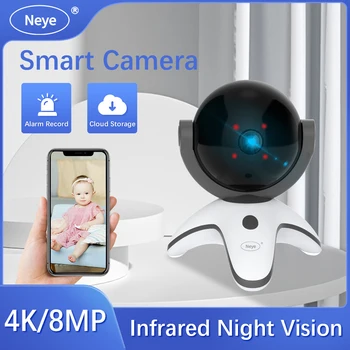 Neye3c Namų IP Kamera 8MP 4K Naktinis Matymas, Judesio ir Garso Aptikimo, Kūdikis/Dog/Auklės Belaidis 360 Laipsnių WiFi 2.4 GHz vaizdo Kamera