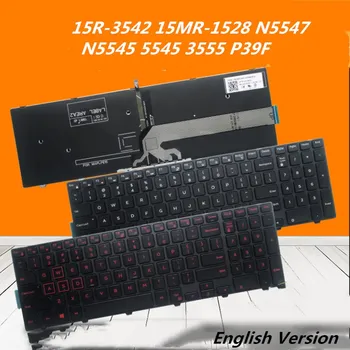 Nešiojamas anglų Klaviatūra Dell 15R-3542 15MR-1528 N5547 N5545 5545 3555 P39F Notepad Pakeitimo Klaviatūros išdėstymas