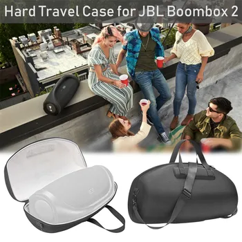 Nešiojamas Kietasis EVA Saugojimo Krepšys JBL Boombox2 Garsiakalbiai smūgiams atsparių Vandeniui atsparus Dulkėms Apsauginis dėklas, Skirtas JBL BOOMBOX 2