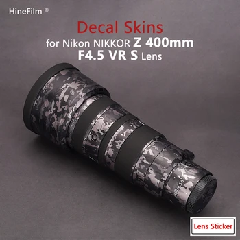 Nikkor Z 400 F4.5 Objektyvo Decal Skinas Nikon Z 400mm f/4.5 S VR Objektyvas Lipdukai Raštas Padengti Plėvelę, 3M Vinilo kinas