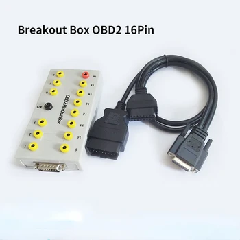 OBD2 Pin Out Box Breakout Testeris Jungtis Auto Diagnostikos Lydinčioje Automobilių Protokolo Detektorius Auto Gali Išbandyti Langelį 16 Pin Kabelis