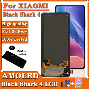 Originalus 6.77 Už Xiaomi BlackShark 4 Ryklys LCD Ekranas PRS-H0/A0 Jutiklinis Ekranas skaitmeninis keitiklis Skirtas Xiaomi Black Shark 4 Pro LCD
