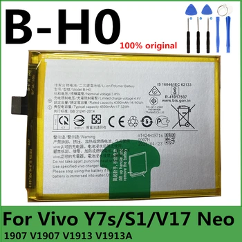 Originalus B-H0 4500mAh Baterija Vivo S1 Y7s V17 Neo 1907 V1907 V1913 V1913A Aukštos Kokybės Išmaniųjų Telefonų Baterijos