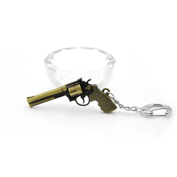 Originalus Naujas Mados Naujovė Counter-Strike Revolver Ginklai Keychain Vyrų Pakabukas CS GO Awp Snaiperio Šautuvas Raktų Žiedas Papuošalai Dovana